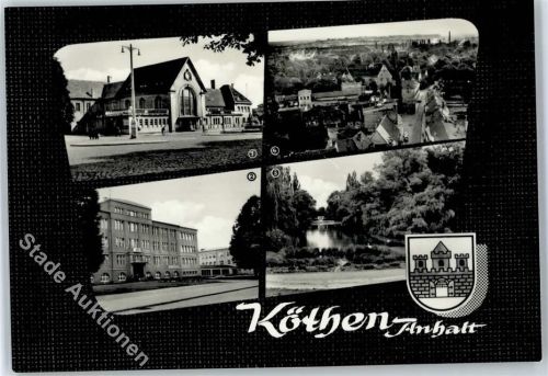 Köthen Bahnhof Ingenieurschule Chemie Hallesche Strasse Hubertusteich