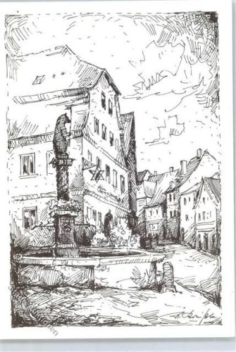 Mainbernheim Gasthof Falken, Brunnen