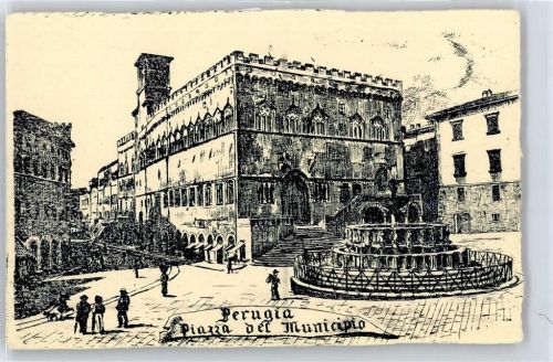 Perugia Piazza del Municipio