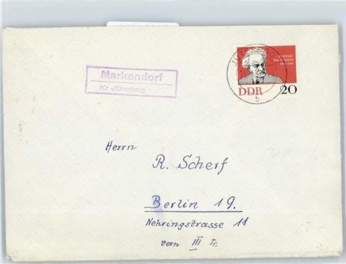 14913 O1700 Jüterbog - Landpoststempel Markendorf