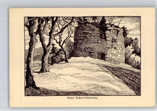 Schramberg Tuberkulosefürsorge 1925 Federzeichnung