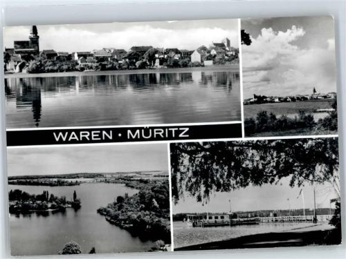 Waren Blick über den See