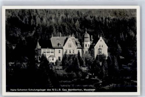 Maßbach WK II RAD, Schulungslager, Schloss
