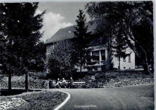 Rehe Erholungsheim Westerwald Eingang zum Heim