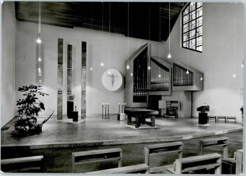 59909 W5780 Bestwig - Dreifaltigkeitskirche Chorraum