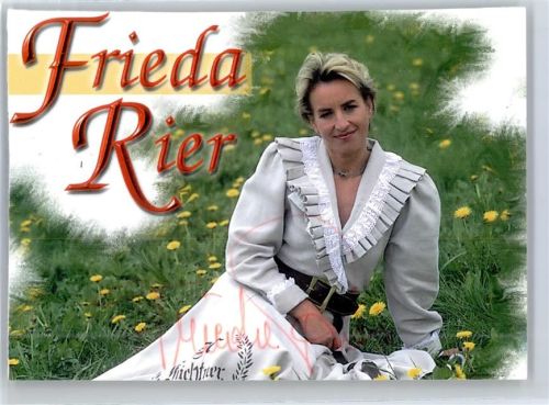 Originalunterschrift Rier, Frieda