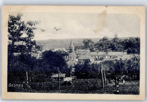 Gesnes 1917 Kirche