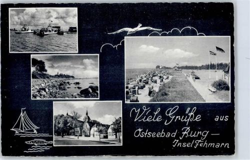 Burg Strand Fähre