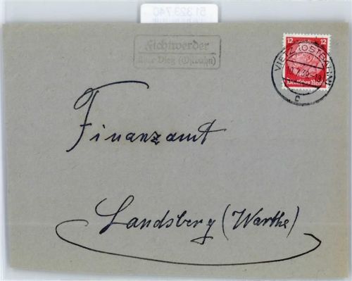Vietz Landpoststempel Fichtwerder