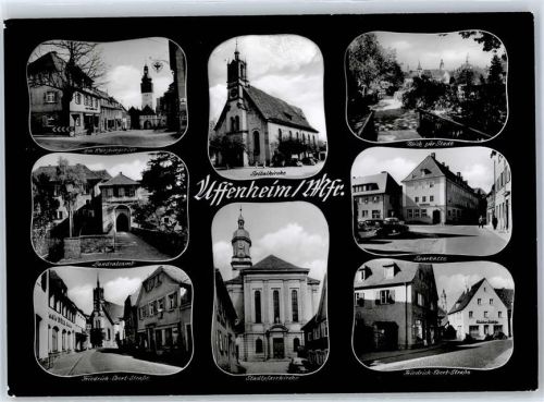 Uffenheim Spitalkirche Sparkasse Landratsamt Friedrich Ebert Straße