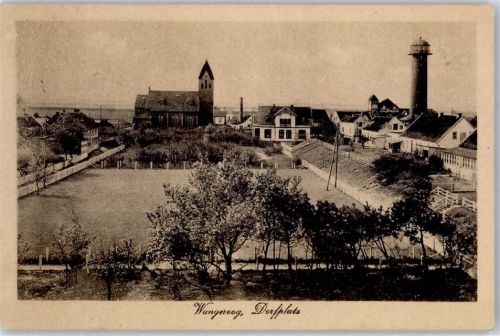 Wangerooge Dorfplatz Leuchtturm