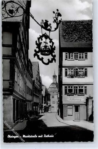 Öhringen Marktstrasse Rathaus