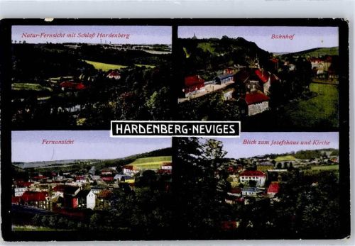 Neviges Schloß Hardenberg Bahnhof