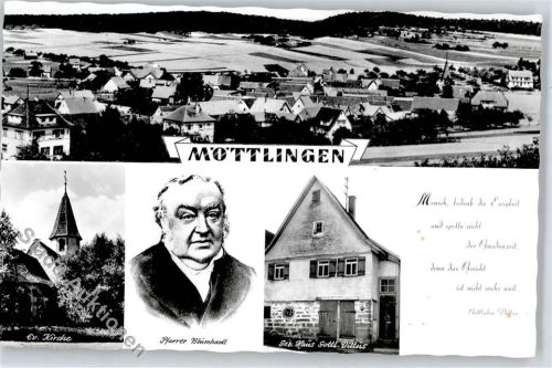 Möttlingen ev. Kirche Geburtshaus Dittus Pfarrer Blumhardt