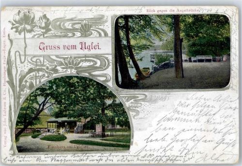 Uklei 1900 Angelbrücke Forsthaus