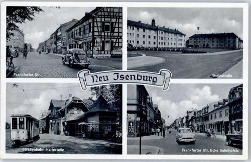 Neu-Isenburg Frankfurter Strasse Straßenbahn Haltestelle