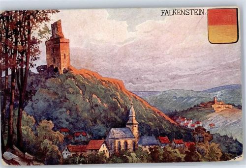 61462 W6240 Falkenstein , Taunus Künstlerkarte Burg