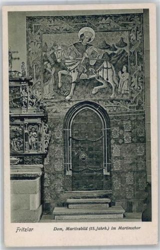 Fritzlar Dom Martinsbild im Martinschor
