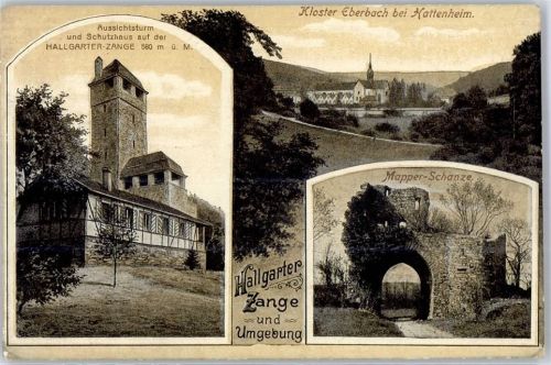 Eberbach Aussichtsturm Schutzhaus Kloster Eberbach Mapper Schanze Hallgarter Zange