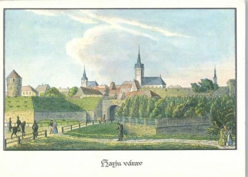 Tallinn Schmiedepforte, Harju Värav, Epping-Turm, Kirche