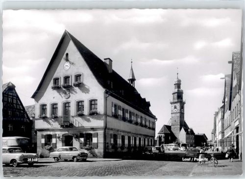 91207 W8560 Lauf a d Pegnitz - Marktplatz Rathaus