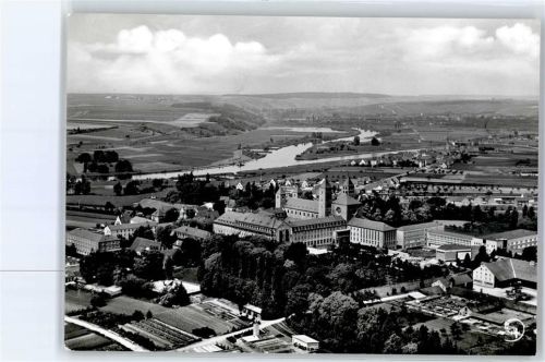 Münsterschwarzach Fliegeraufnahme Benediktiner Abtei