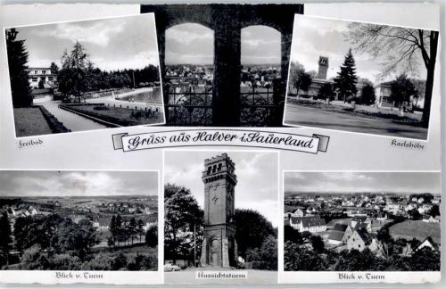 58553 W5884 Halver - Schwimmbad Karlshöhe Aussichtsturm