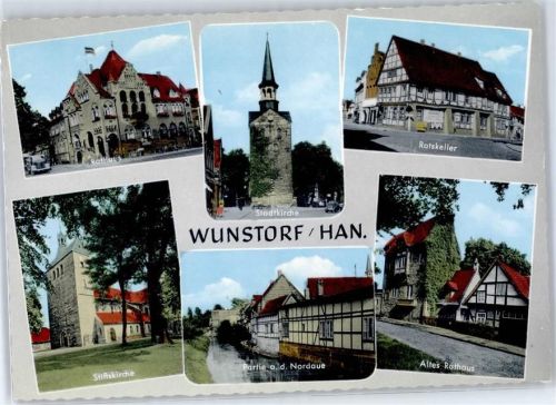 Wunstorf Stadtkirche Rathaus Stiftskirche Ratskeller