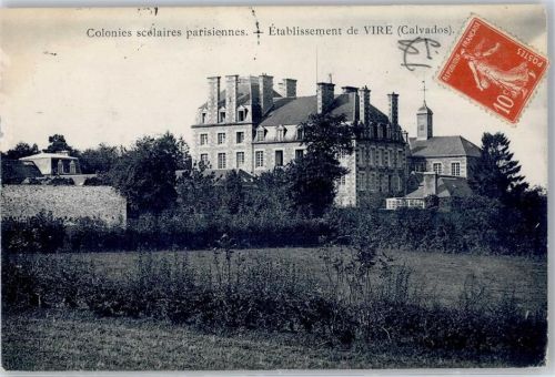 Vire 1914 Colonies scolaires parisiennes Etablissement