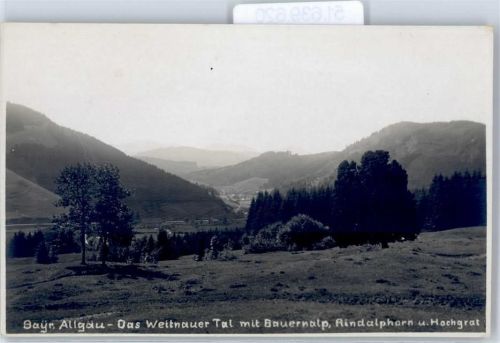 87480 W8961 Weitnau - Das Weitnauer Tal mit Bauernalp