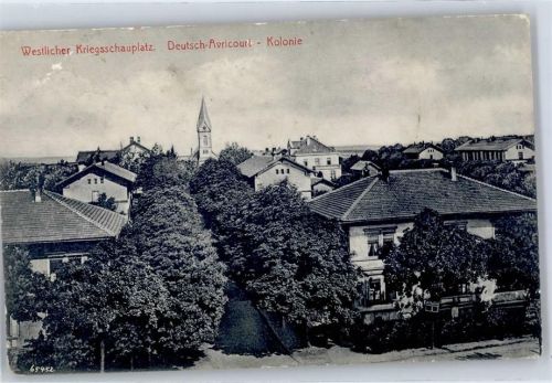 57810 Avricourt Deutsch 1916 - Kirche Feldpost WK I