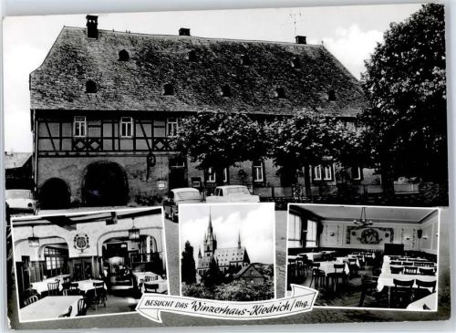 Kiedrich Gasthaus Winzerhaus Kath. Kirche St. Valentinus