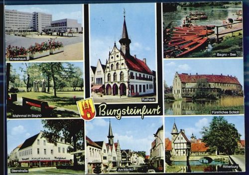 Burgsteinfurt Kreishaus Bagnosee Schloß Ritterburg Markt