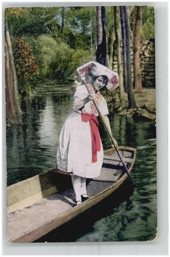 03096 O7502 Burg , Spreewald - Spreewaldnixe Spreewaldtracht
