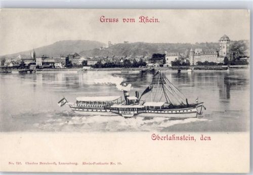 Oberlahnstein Gruß vom Rhein