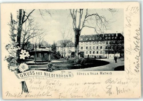 67110 Niederbronn-les-Bains Bad Niederbronn - 1899 Hotel Villa Mathis