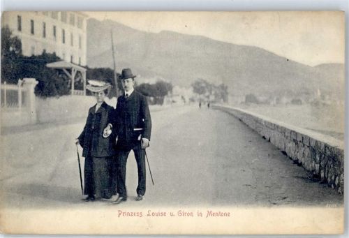 Menton Prinzessin Luise Giron, Andre Adel Sachsen