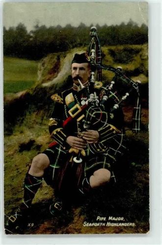 Inverness 1907 Pipe Major Tracht Seaforth Highlanders