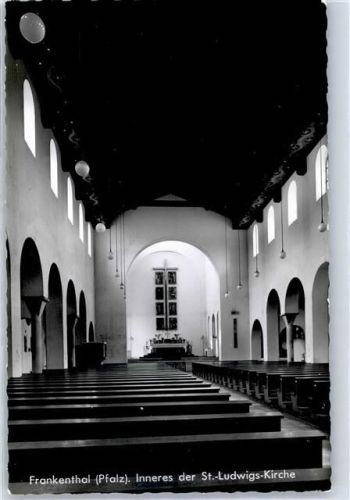 Frankenthal St.Ludwigs Kirche Innenansicht