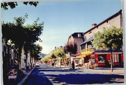 Cajarc La rue principale Tour de ville