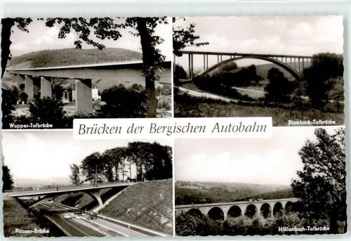 Brücken der Bergischen Autobahn Brücke