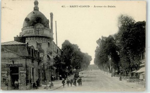 Saint-Cloud 1912 Straße Avenue du Palais