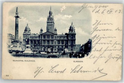 Glasgow 1903 Municipal Buildings