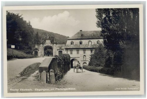 Eberbach Kloster Eingangstor mit Pfortengasthaus