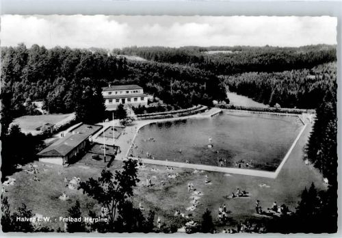 58553 W5884 Halver - Schwimmbad Freibad Herpine