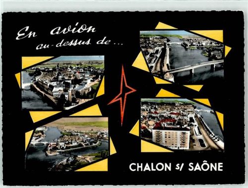 Chalon-sur-Saone Fliegeraufnahme