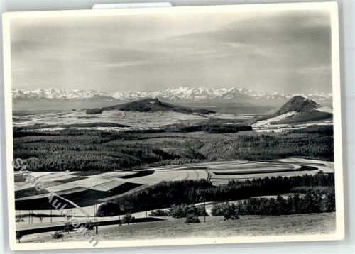 Hattingen Blick vom Hotel Witthoh Hegau Alpen