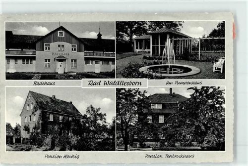Bad Waldliesborn Badehaus Pension Heitzig Tenbrockhaus Pumpenhaus