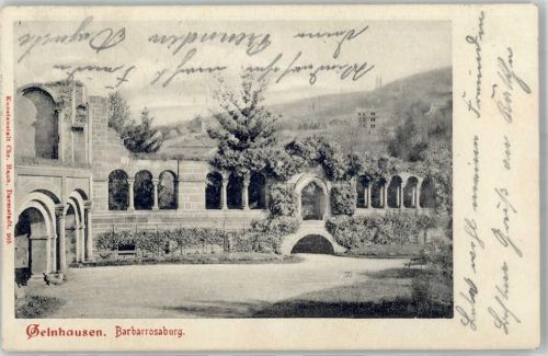 Gelnhausen 1906 Barbarossaburg