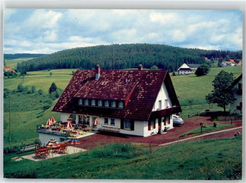 79865 W7821 Grafenhausen , Hochschwarzw - Cafe Pension Waldesruh